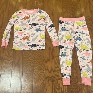 Little Sleepies dinosaurs bamboo pajamas. EUC. Size 2T. Never dried.